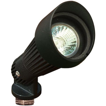 Dabmar Lighting Dabmar Lighting LV203-B Cast Aluminum Directional Spot Light with Hood; Black LV203-B